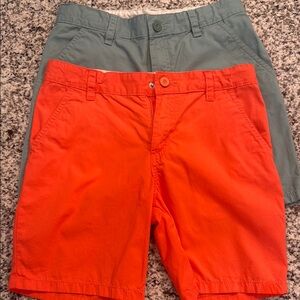 Cat & Jack Vibrant Orange and Green Casual Shorts